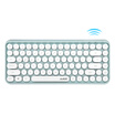 AJAZZ 308i Matte Green Bluetooth Wireless Mute Retro Typewriter Personality Round Chocolate Keycap Keyboard Suitable for Androi