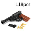 777A 45pcs m1911 Building block toy gun airsoft pistol desert eagle air soft ak47 sniper m4a1 children lepin Toys