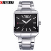 CURREN 8132 Men New Fashion Sports Watches Quartz Analog Man Business Quality All Steel Watch 3 ATM Waterproof