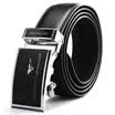 Seven wolves men&39s belt to upgrade the widening version of the business series of leather automatic buckle belt 7A01036532-6 black