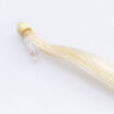 Promotion 16 18 20 22 24 26 28 30 Inch Easy Loop Micro Ring Beads Tipped Human Hair Extensions Bleach Blonde 613 50g