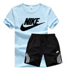 Damaizhang Brand Men T-shirt With short Pants Summer Mens Jogging Set Cotton Breathable Track Suit Running Clothing