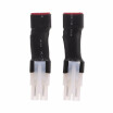 2pcs Tamiya Head Male to Deans Style T Plug Female Connector Adapter Convertor for RC Car Li-Po Li-Lion Battery