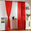 100 x 250CM Pure Color Grommet Ring Top Blackout Window Curtain for Bedroom Living Room