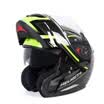 MT HELMETS 972 motorcycle helmet double lens open face helmet winter men&women warm full face helmet electric car helmet black yellow TECH SX2 XXL code