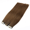 Bhf Hair Tape Hair Extensions 100 Peruvian Virgin Remy Silky Straight Pu Tape Glue Skin Weft Hair