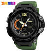 SKMEI 50 m Waterproof Fashion Digital Watch Three Time Display 1343