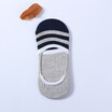 Men&39s Cotton Anti-slip Stealth Boat Socks Striped Shallow Sock