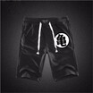 Summer Funny Print Shorts Men Cotton Dragon Ball Goku Black Hot Pockets Waistband Mens Shorts Knee Fashion Sweatpants Casual