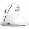 Colorful M618mini wireless mouse Bluetooth mouse dual mode charging wireless mute mouse office laptop ergonomic vertical photoelectric vertical small mouse glass white