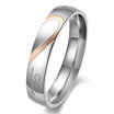Hpolw Mens Womens Brand Jewelry Stainless Steel Lettering Ring Ring "Real Love" Couples silver Wedding rings