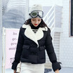 Womens Short Cotton Padded Fashion Jacket Cotton Coat Autumn&Winter New Arrival