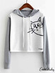 S-XL Womens Hoodie Sweatshirt Jumper Sweater Crop top Coat Sports Pullover Tops