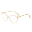 SHAUNA Butterfly Pattern Legs Women Cat Eye Glasses Frame Retro Jelly Color Ladies Clear Lens Blue Rays Protection Frames