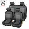 2018 New PU Leather Universal Car Seat Covers 8PCS for Toyota Lada Renault Audi BMW Peugeot VW Mazada Ford lifan