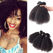 Unprocessed 7A Mongolian Virgin Hair 3 Bundles Afro Kinky Curly Hair Highly Recommended Hair Bundles New Arrival Fashion Style