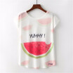 Summer Novelty Women T Shirt Harajuku Kawaii Cute Style Nice Cat Print T-shirt