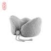 JZAO masaje almohada para el cuello vibraci�n luz dispositivo de masaje port�til memoria algod�n en forma de U almohada siesta almohada cabeza del coche