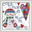 22 217cm DIY Handmade Counted Cross Stitch Set Embroidery Needlework Kits Christmas Snowman Pattern Cross Stitching Home Decora