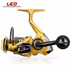 LEO GT7000 511 471 Metal Spool Spinning Fishing Reel Wheel 13 1BB Metal spool EVA handle brake system Brass drive bar