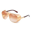 SHAUNA Vintage Men Steampunk Sunglasses Brand Designer Wire Mesh Women Punk Goggle Sun glasses UV400