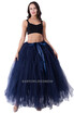 High Quality 3 Layers 100cm Summer Long Tulle Skirt Fashion Pleated TUTU Skirts Womens Lolita Petticoat Bridesmaids