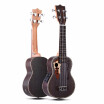 ammoon Spruce 21" Acoustic Ukulele 15 Fret 4 Strings Stringed Musical Instrument with Built-in EQ Pickup