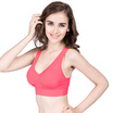 Snow flying sports bra without traces gathered 0 binding underwear sexy comfortable sports bra XZFYDWX1402-1 watermelon red S