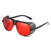 SHAUNA Vintage Men Steampunk Sunglasses Brand Designer Wire Mesh Women Punk Goggle Sun glasses UV400