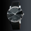 Men Watches Luxury Unisex Popular Womens Watches Quartz Stainless Steel Dial Leather Band Wristwatch