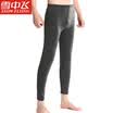 Snow in the fly velvet warm pants mens thickening plus velvet youth Slim thick cotton wool autumn pants autumn&winter base pants velvet color navy blue 175 XL