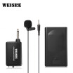 WEISRE DM - 3308A Collar Microphone with Belt Pack Wireless Transmitter Clip-on Mic the transmission distance is up to 50m