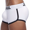 JOCKMAIL Brand Sexy mens enhancing underwear Gay Penis Bulge Enhancing Men boxer shorts Front Back Removable Push Up Cup Pad