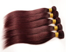 Remeehi 8A 1Bundle100g Straight Hair Color33 Dark Auburn Color Brazilian Human Hair Weft Extensions Weave