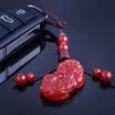platinum Milpro car pendant high-end car ornaments jewelry jade pendants into the security mirrors car pendant agate stone car hanging - safe&tassels