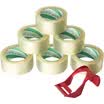 Polar bear OC-416 High-transparent sealing tape 48mm 100y 914 meters 6-pack gift cutter