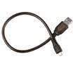 Shanze SAMZHE BL-SZ10 USB20 high-speed data line AM Micro transparent black 1M