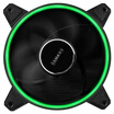 First horse SAMA halo 5 Emerald LED 12cm chassis cooling fan double ring color light hydraulic bearing shock absorbing pad 400mm long wire large 4Pin serial interface