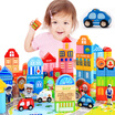 MING TA MING TA MTW-006-3 148 children&39s scenes building blocks wooden woody baby chunks of intellectual early education puzzle toys barrels