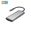 Adaptador De Carga Multifuncional Xiaomi Hagibis USB Tipo-C 6 Puertos Macho A Cargador De Tarjeta De TF Cargador De Convertidor De Carga Femenina Para