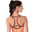 Arctic cashmere sports bras shock running anti-emptying vest girls underwear gathers no steel bra bra yoga sleep insignificant bra 7804 sweet orange l