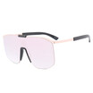 SHAUNA Oversize Integrated Lens Women Sunglasses Fashion Men Mirror Coating Lens Shades UV400