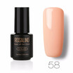 ROSALIND Gel 1 Black Bottle 7ML Pure Color 58 Colors 01-58 Gel Nail Polish Soak Off Nail Art Semi-Premanent UV LED Gel Lacquer