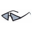 SHAUNA Unique Women Triangle Sunglasses Fashion Men Clear Frame Pink Yellow Glasses Summer Styles UV400