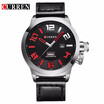 Curren Watches 2018 watch men top brand luxury relogio masculino Quartz Wristwatch leather band 8270