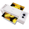 Effective deli 3891 for A4 silent design fashion simple plastic machine plastic machine two-way motor gray