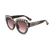 SHAUNA Luxury Heart-shaped Crystal Women Sunglasses Brand Designer Oversize Sun Glasses UV400