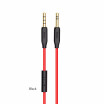 HOCO Stereo Audio Cable Jack 35mm Male to Male 35 mm Jack Aux Cable for iPhone Car Headset Speaker Player Aux Cord with mic