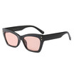 SHAUNA Vintage Women Cat Eye Sunglasses Nail Decoration Popular Men Red Shades UV400