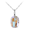 Aiyaya America&Europen Style Champage Crrystal 10kt Gold Plated Pendant Necklaces